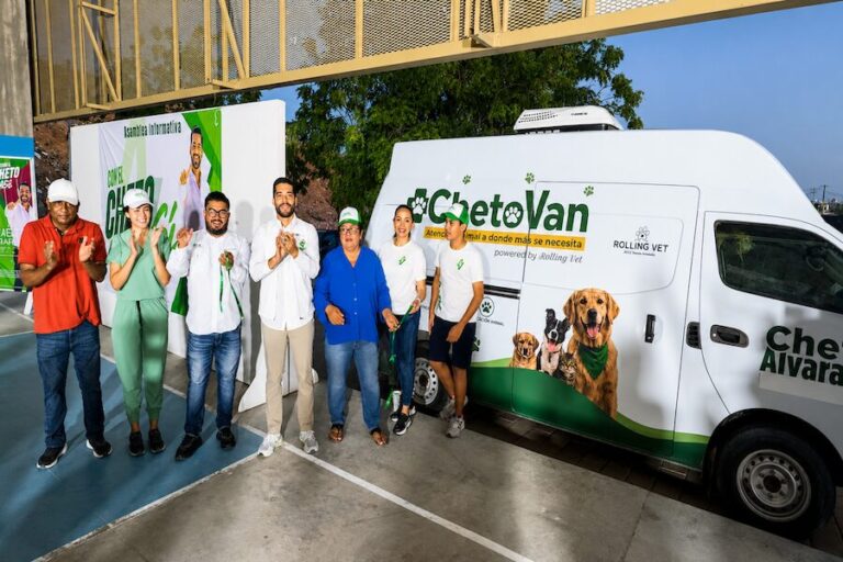 Lanzan «Cheto Van» para acercar atención veterinaria sin costo a familias cabeñas